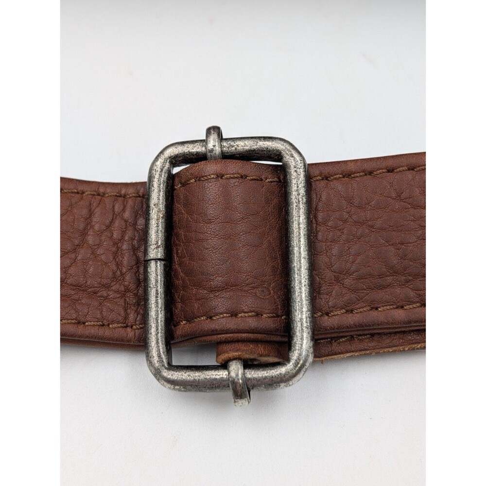 The British Belt Company Genuine Leather Messenger Bag Satchel Briefcase Brown - Picture 12 of 16